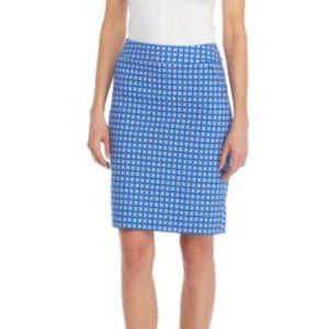 Exact Stretch Skirt - light blue pattern size 10